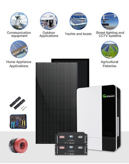 Powered by solar system for energy system pv off-grid solar energy system commercial use solar energy home complete kit