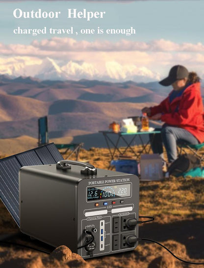 Outdoor solar generator portable ups power supply station generator system power banks 50000mah capacity