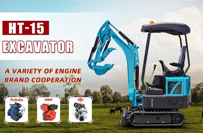 Free Shipping EPA Excavator 3.5 Ton  Crawler Digger Farm Used Minibagger 1 Ton Mini Excavator Machine For Sale