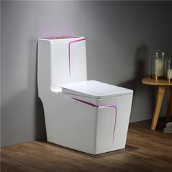 Modern sanitary ware water closet bathroom square water closet ceramic commode color square toilet bowl one piece wc toilet