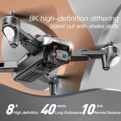 New P11S Max Drone 8K Professional High Definition Aerial Photography Dual Camera Omnidirectional Obstacle Avoidance Quadrotor