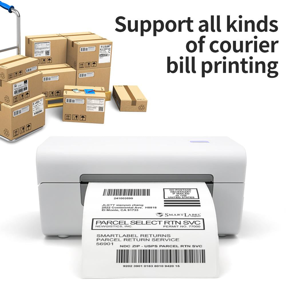 Factory Price Portable Desktop Shipping Waybill Printer Machine 4x6 Sticker Roll Thermal Transfer Barcode Label Printer