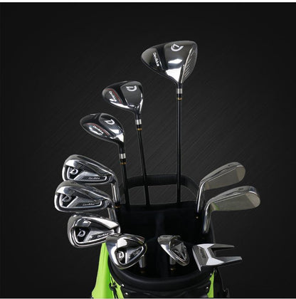 Konday  Men Golf Club Set 460CC Titanium Driver #1 Iron club Regular x7 56 degree Sand Wedge SS Putterx1