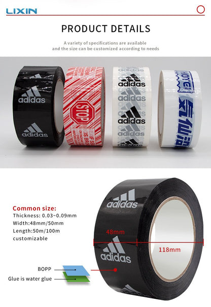 Custom Packing Tape Branded Strong Adhesive Printed Tape Roll Printed Adhesive Tape