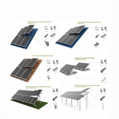 Powered by solar system for energy system pv off-grid solar energy system commercial use solar energy home complete kit