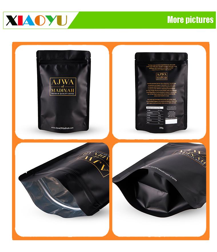 Hot Selling Eco-Friendly Recyclable Coffee Bags Protein Powder Bag Customized Zipper Mylar Stand Up Pouches Packaging For Food