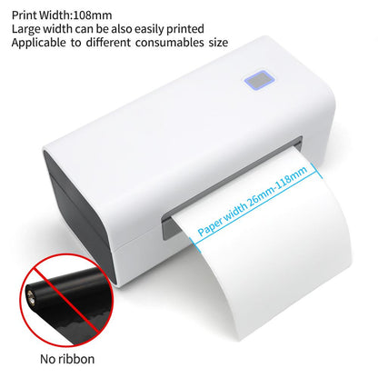 Factory Price Portable Desktop Shipping Waybill Printer Machine 4x6 Sticker Roll Thermal Transfer Barcode Label Printer