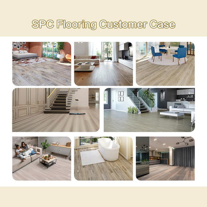 Easy Install Piso Laminado 8mm Flooring SPC Click Plank Vinyl Flooring