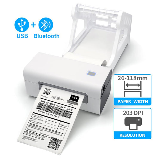 Factory Price Portable Desktop Shipping Waybill Printer Machine 4x6 Sticker Roll Thermal Transfer Barcode Label Printer