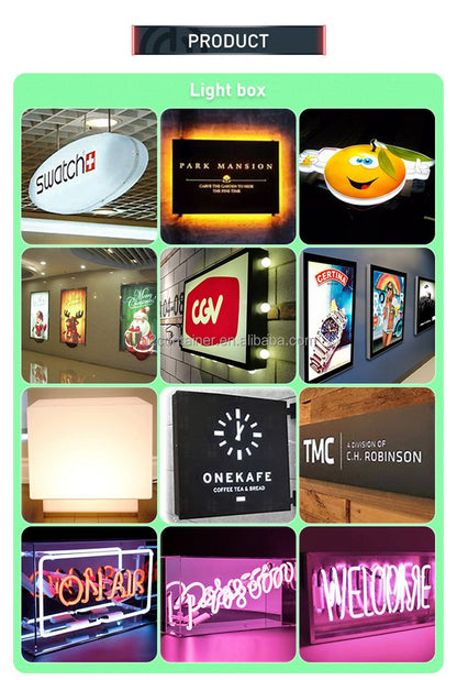 OEM Led Signage Luminous Advertising Light Box Board Lightbox Cafe Office Store Outdoor 3D Letter Logo Signboard Acrylic Signs