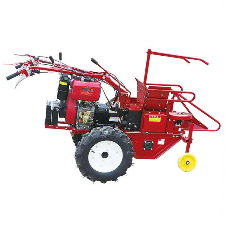 Professional Factory Directly Supply Mini Hand Push Self-Propelled Corn Harvester With High Speed And High Efficiency