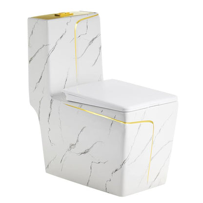 Modern sanitary ware water closet bathroom square water closet ceramic commode color square toilet bowl one piece wc toilet