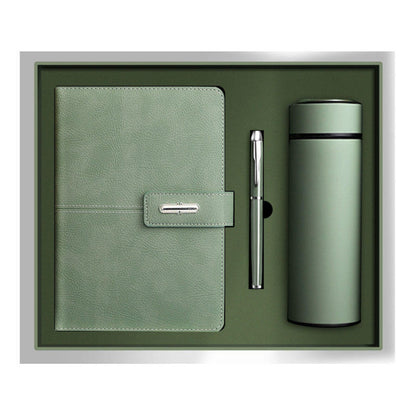 Customizable Notebook Gift Set With Pen And Bottle Notebook Business Gift Thermos Cup luxury notebook gift set