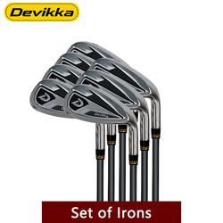 Konday  Men Golf Club Set 460CC Titanium Driver #1 Iron club Regular x7 56 degree Sand Wedge SS Putterx1