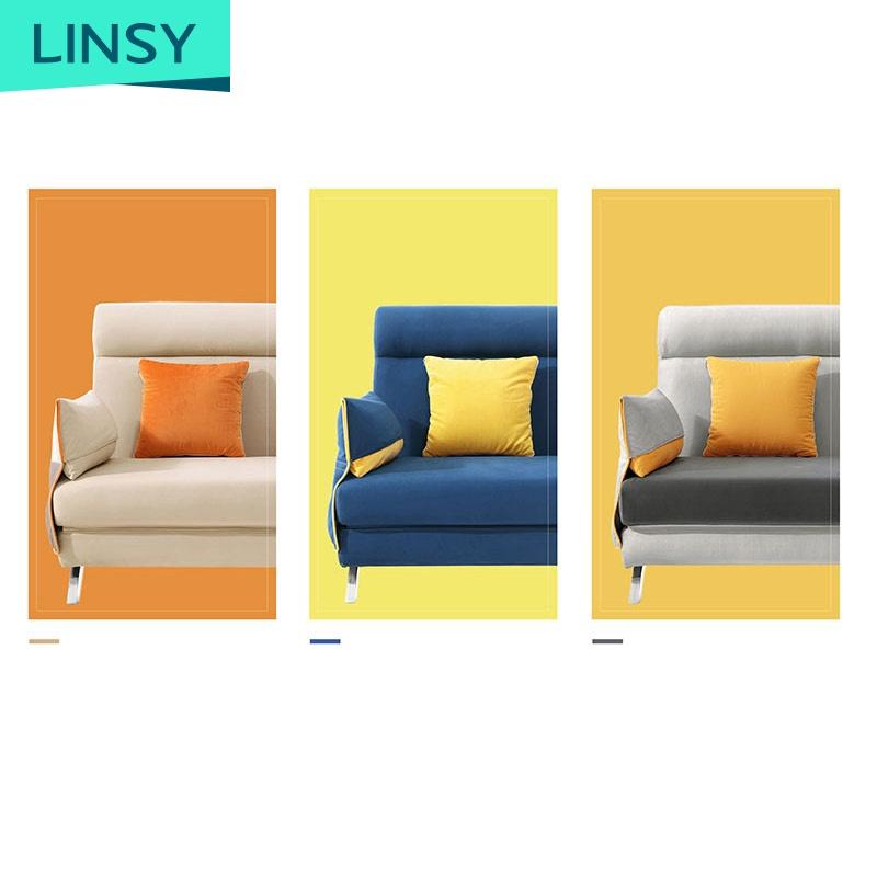 Linsy Modern European Sofa Bed Set Furniture Sleeping Multi-Function Sofa Cum Bed Folding Living Room Furniture Sofabed 1010