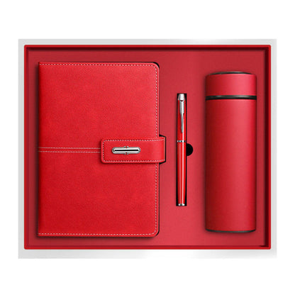 Customizable Notebook Gift Set With Pen And Bottle Notebook Business Gift Thermos Cup luxury notebook gift set