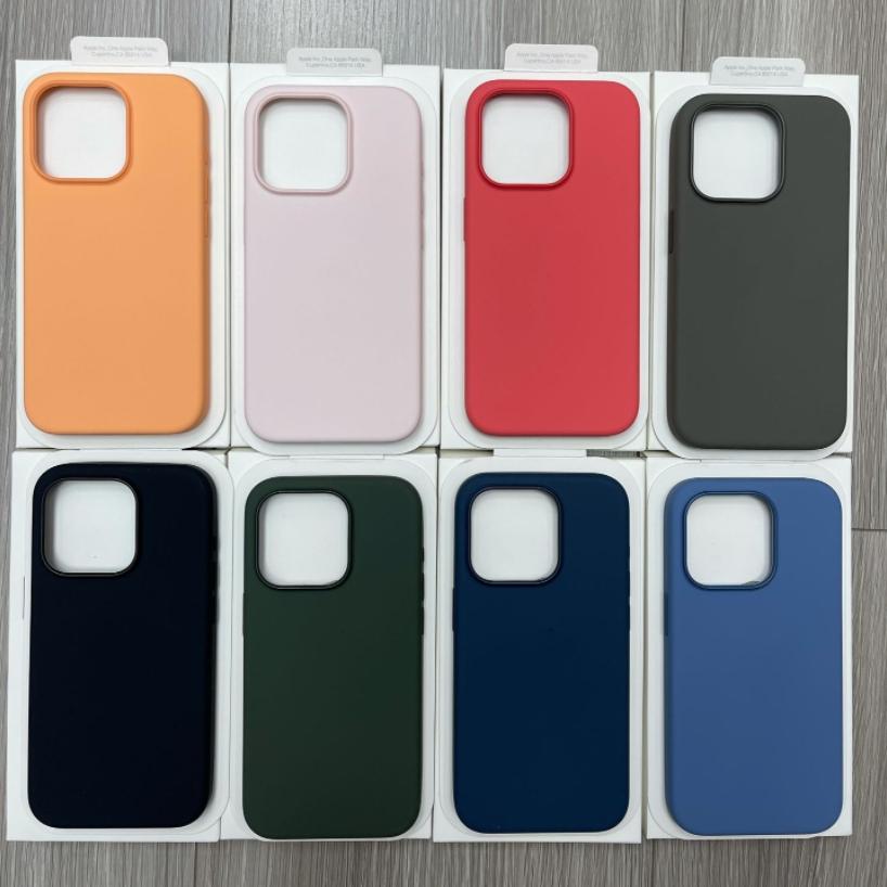 2024 hot selling Silicone cover case soft shockproof phone case for iPhone 15 14 13 12 pro max