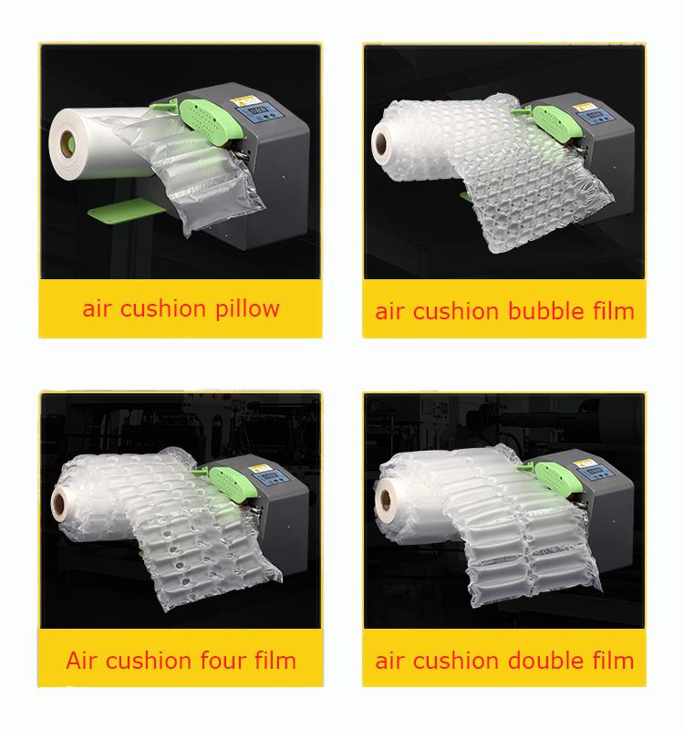 Automatic Inflatable Equipment Bubble Pillow Air Cushion Filling Packaging Roll Film Filling Machine